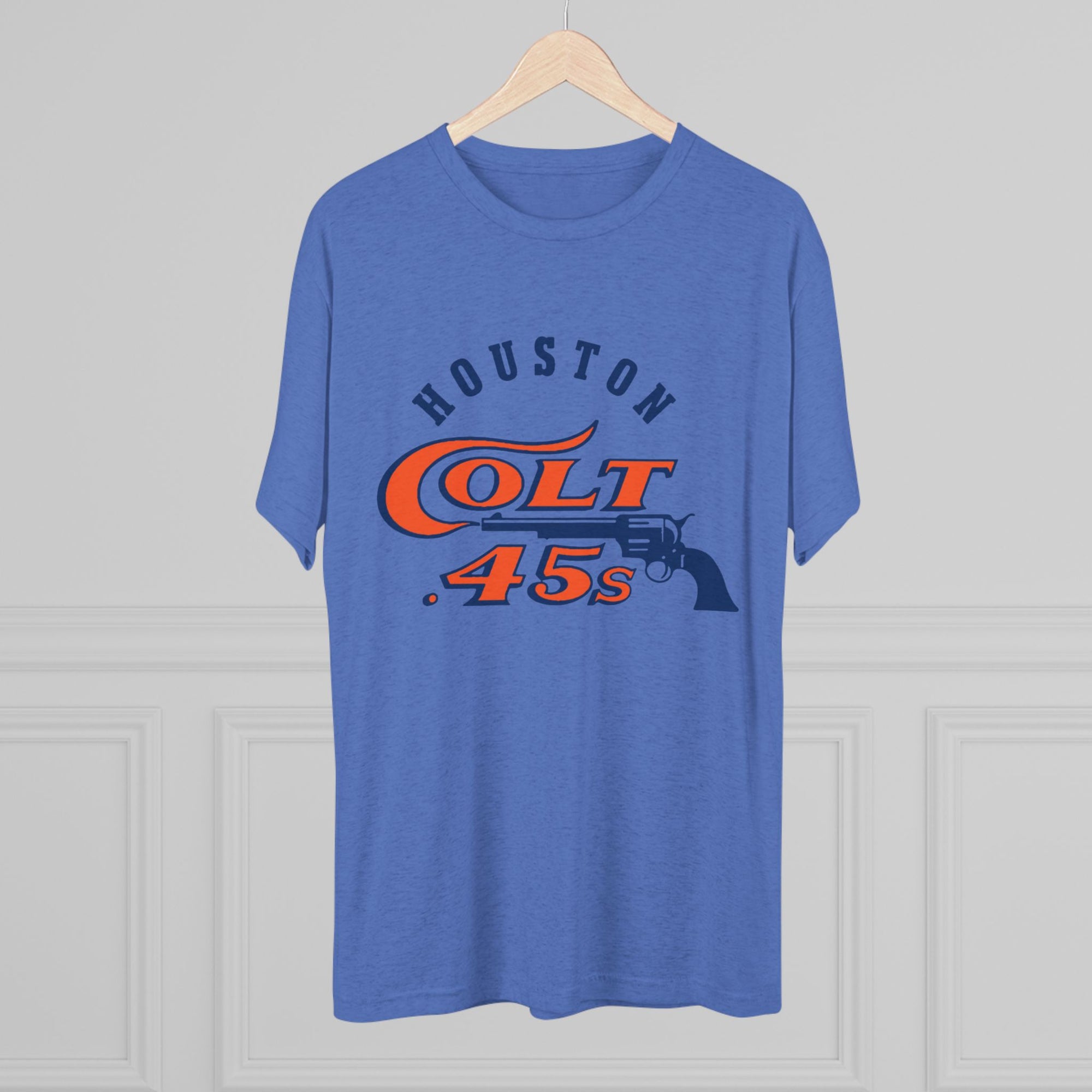 Houston Colt .45s T-Shirt | Vintage Houston Baseball Shirt | Retro Texas Baseball Tee | Throwback Ballpark Shirt | Soft Triblend Tee Gift