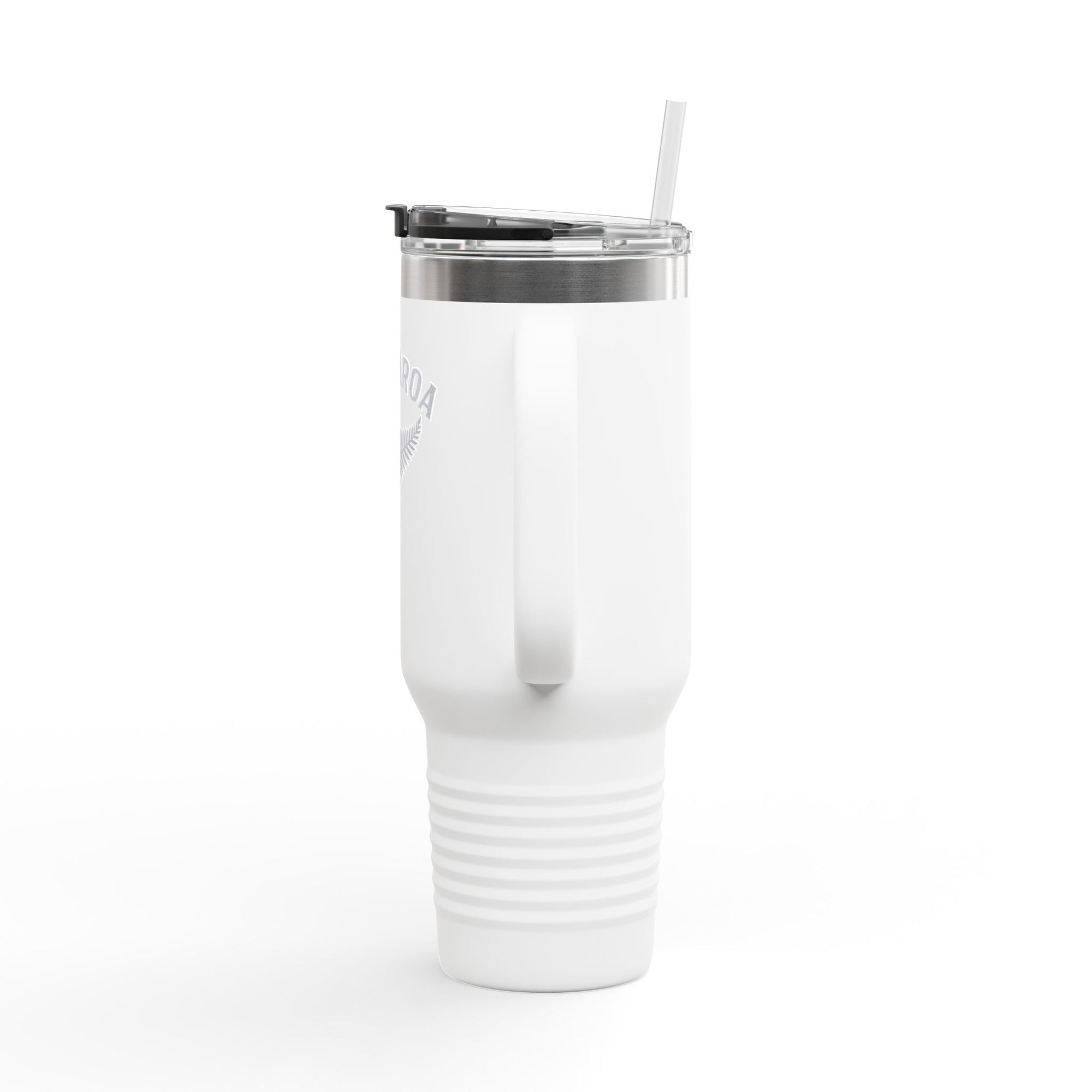 Aotearoa 40oz Travel Mug | Stanley Style Tumbler | New Zealand Insulated Mug | Silver Fern Cup | Kiwi Travel Cup | Large Handle Tumbler