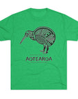 Maori Kiwi Aotearoa T-Shirt | New Zealand Tribal Bird Tee