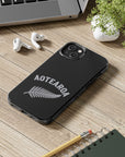 Aotearoa Phone Case | Silver Fern Phone Case | New Zealand iPhone Case | Kiwi Phone Case | Fern Design Phone Cover | NZ Pride Case