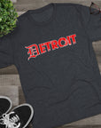 Detroit Triblend T-Shirt | Old English Detroit Tee | Super Soft Vintage Detroit Shirt | Premium Detroit Streetwear | Motor City Tee