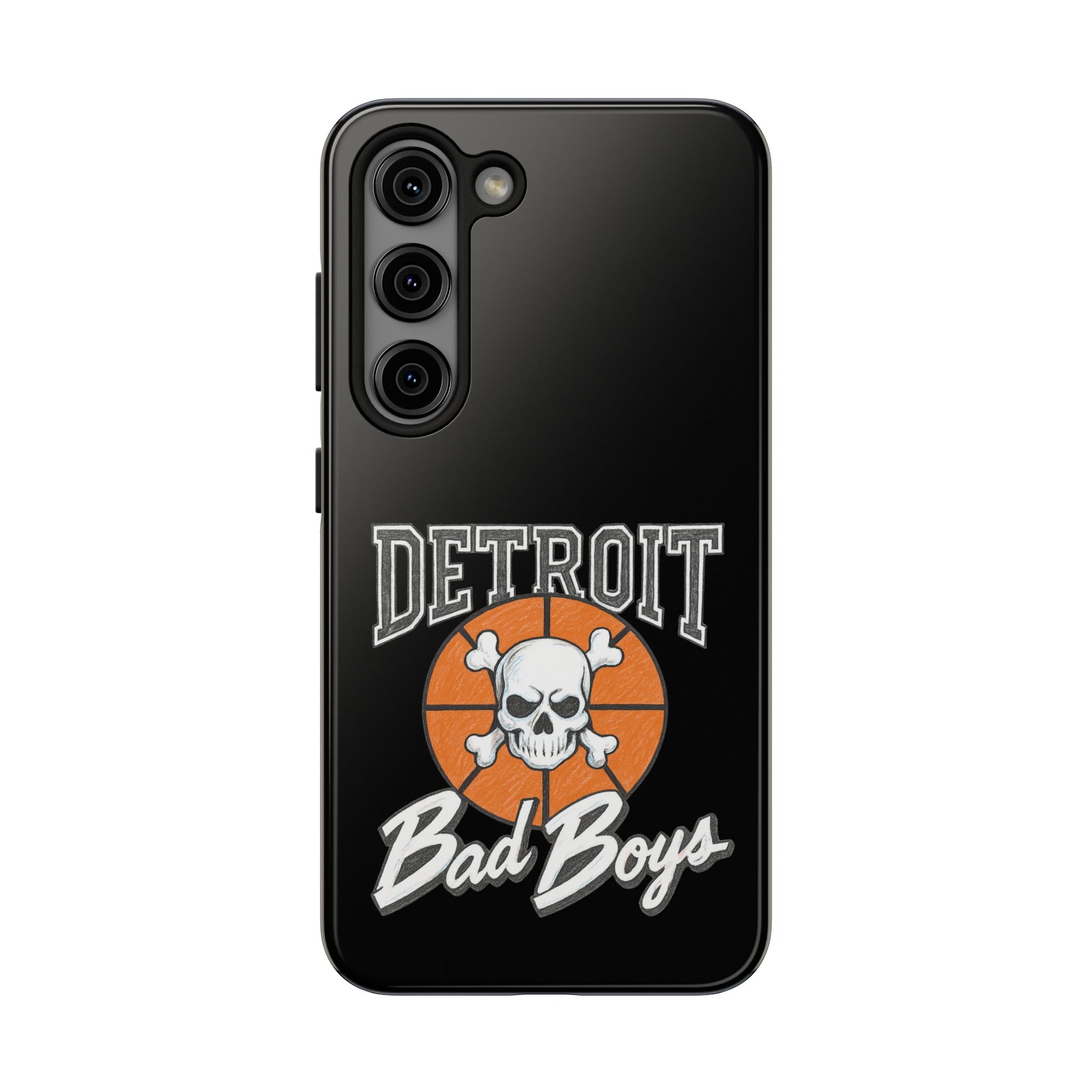 Detroit Bad Boys Phone Case | Basketball Skull Design - Tough Case