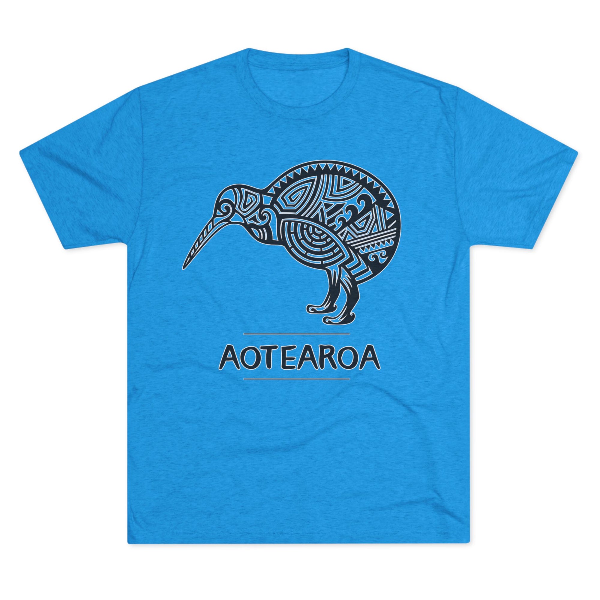 Maori Kiwi Aotearoa T-Shirt | New Zealand Tribal Bird Tee