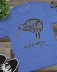 Maori Kiwi Aotearoa T-Shirt | New Zealand Tribal Bird Tee