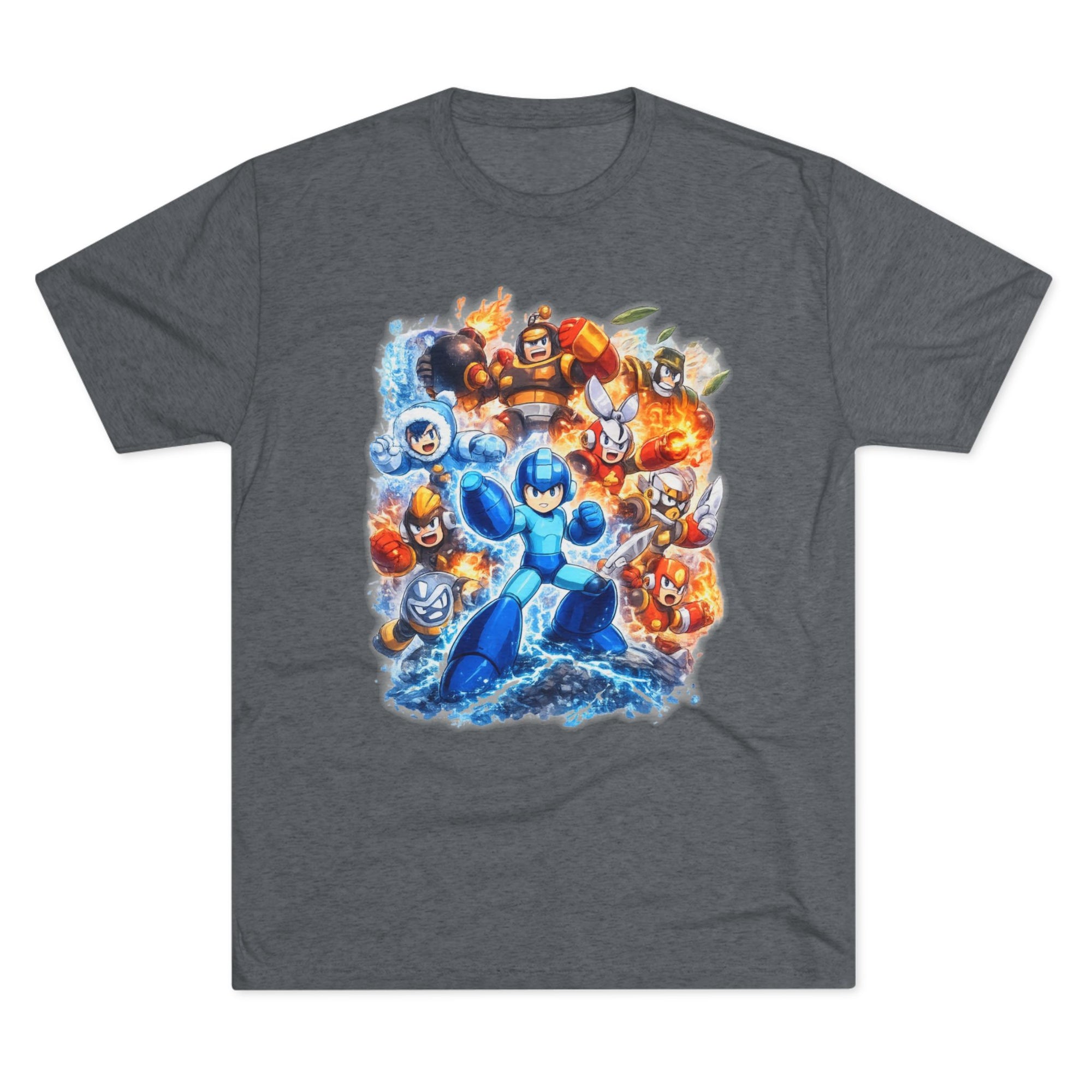 Blue Bomber Shirt | Retro Gaming Tee | 8 Bit Gamer Shirt | Robot Hero Shirt | Video Game Tee | Classic Gamer Gift | Boss Battle Shirt
