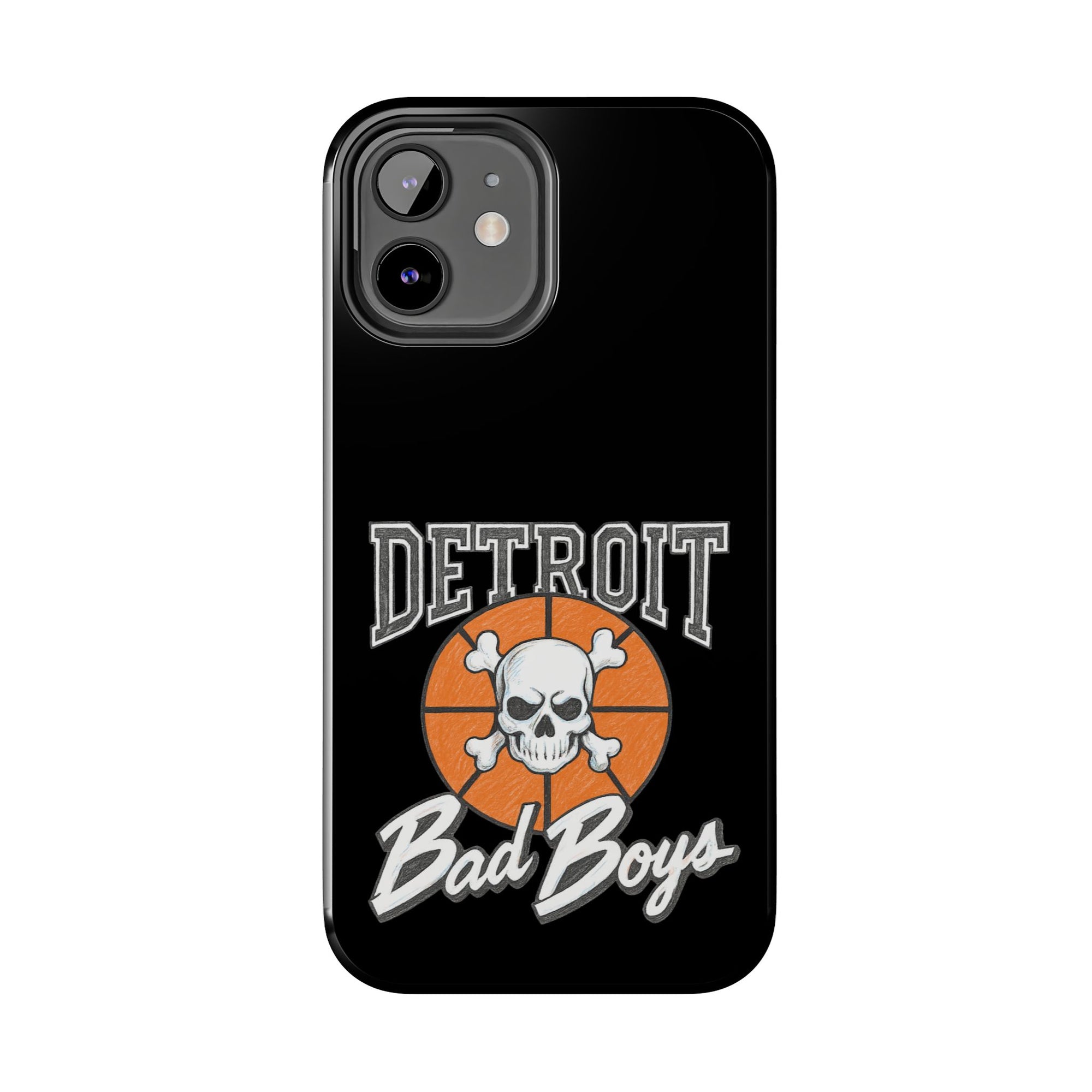 Detroit Bad Boys Phone Case | Basketball Skull Design - Tough Case