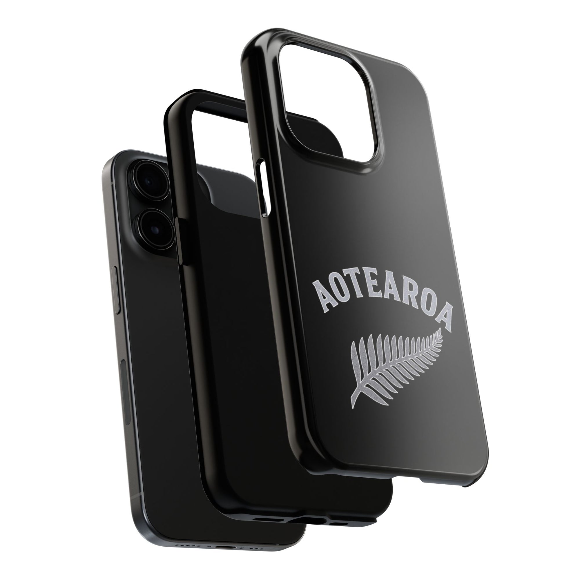 Aotearoa Phone Case | Silver Fern Phone Case | New Zealand iPhone Case | Kiwi Phone Case | Fern Design Phone Cover | NZ Pride Case