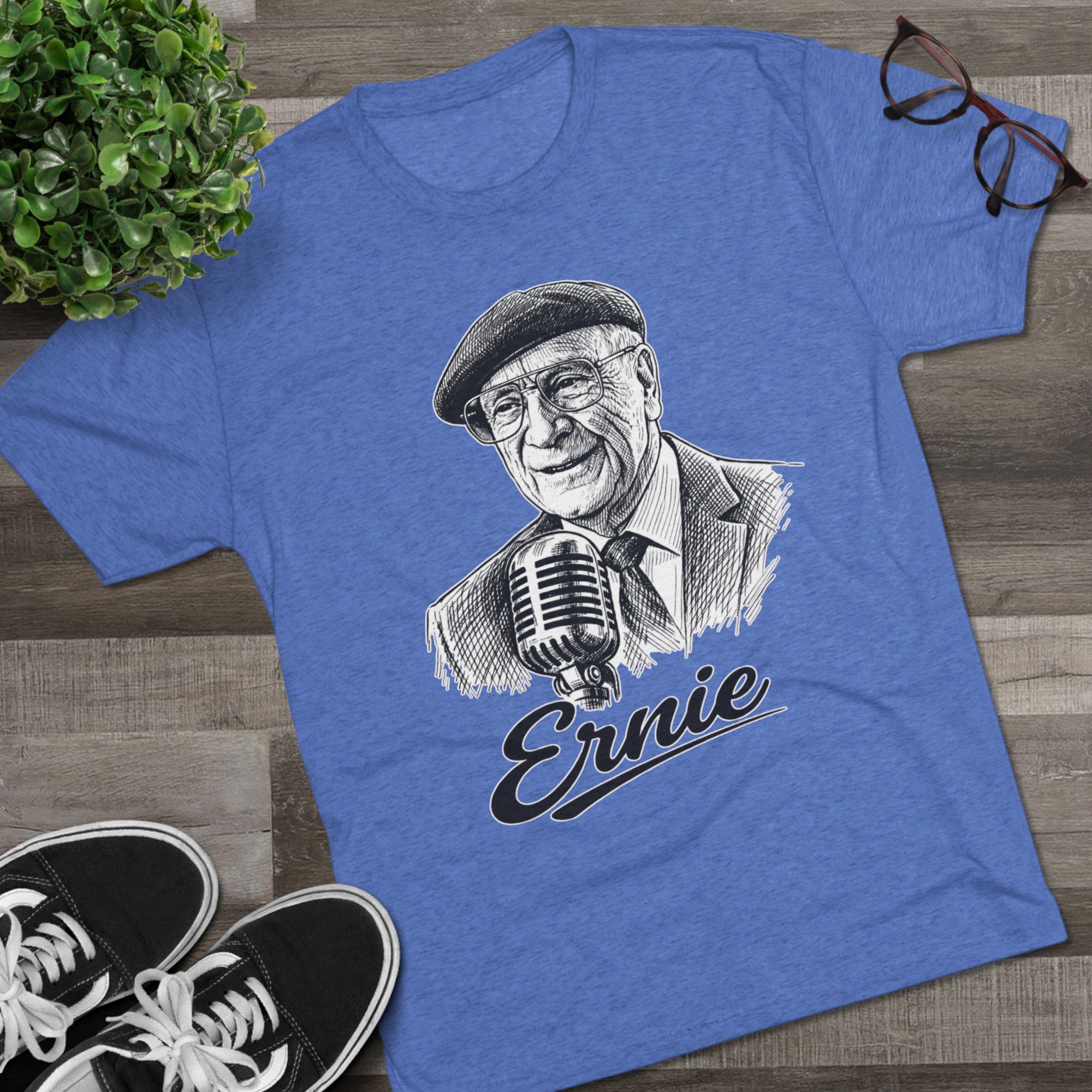 Ernie Harwell Shirt, Detroit Baseball Broadcaster Tribute Tee, Vintage Baseball Announcer Shirt, Detroit Baseball Fan Gift