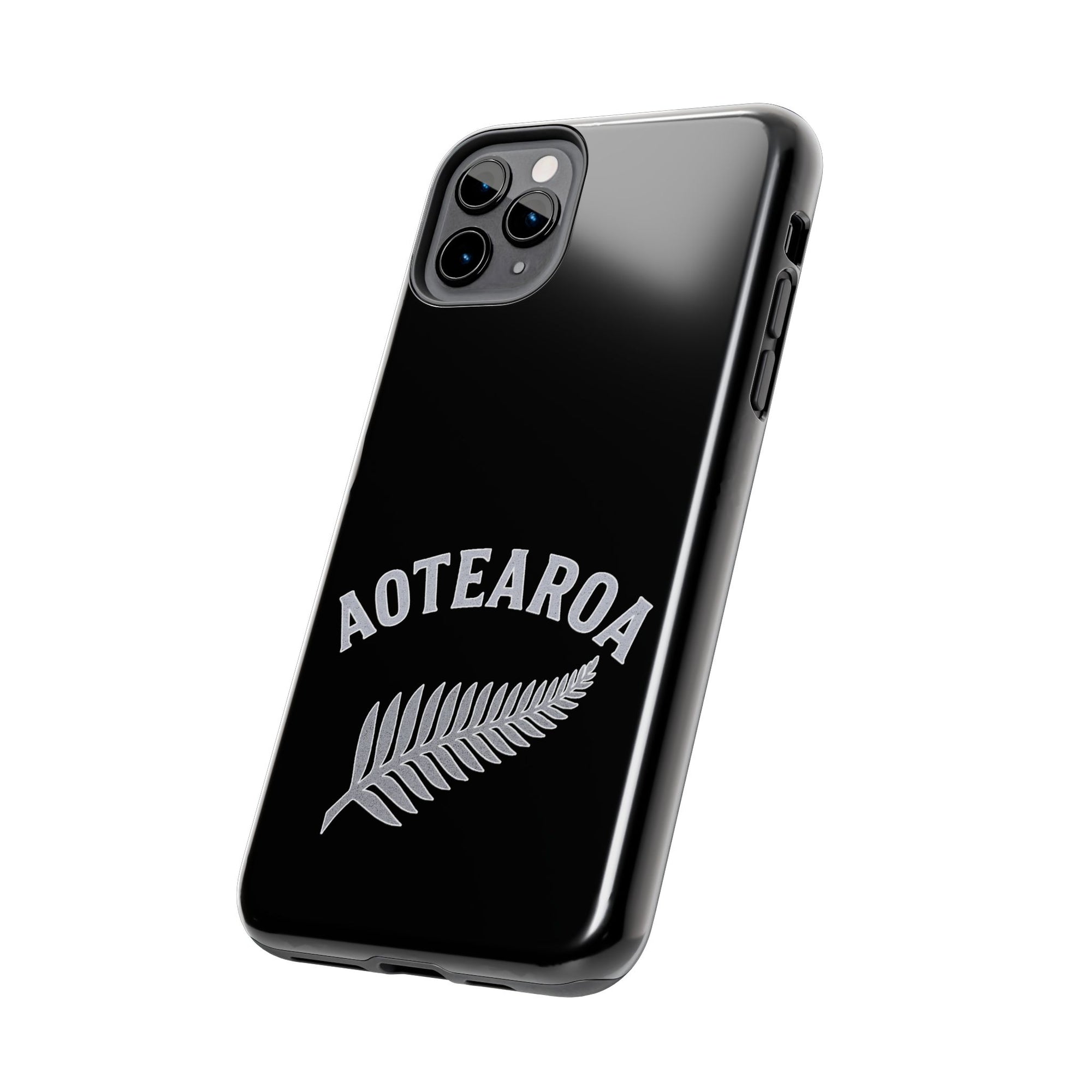 Aotearoa Phone Case | Silver Fern Phone Case | New Zealand iPhone Case | Kiwi Phone Case | Fern Design Phone Cover | NZ Pride Case