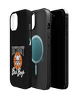 Detroit Bad Boys Skull Basketball Phone Case - Magnetic Impact-Resistant Case