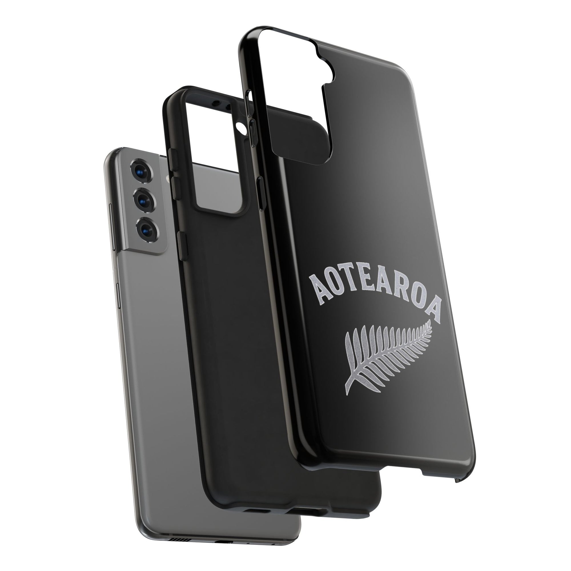 Aotearoa Phone Case | Silver Fern Phone Case | New Zealand iPhone Case | Kiwi Phone Case | Fern Design Phone Cover | NZ Pride Case