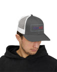 Detroit Hat Embroidered | Red Blue Detroit Cap | Lowercase Detroit Hat | Detroit Basketball Colors Hat | Minimalist Snapback | Trucker Hat