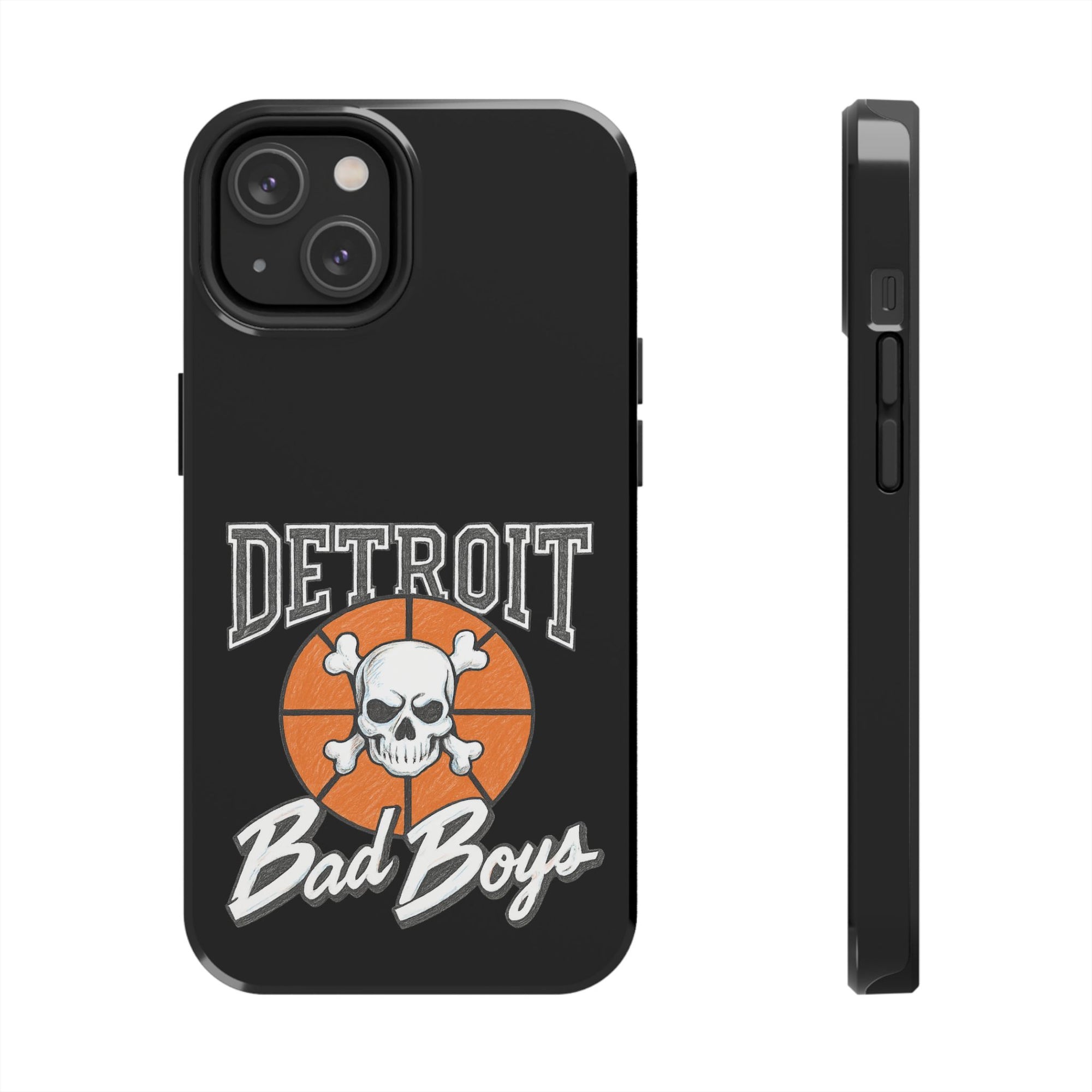 Detroit Bad Boys Phone Case | Basketball Skull Design - Tough Case