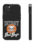 Detroit Bad Boys Phone Case | Basketball Skull Design - Tough Case