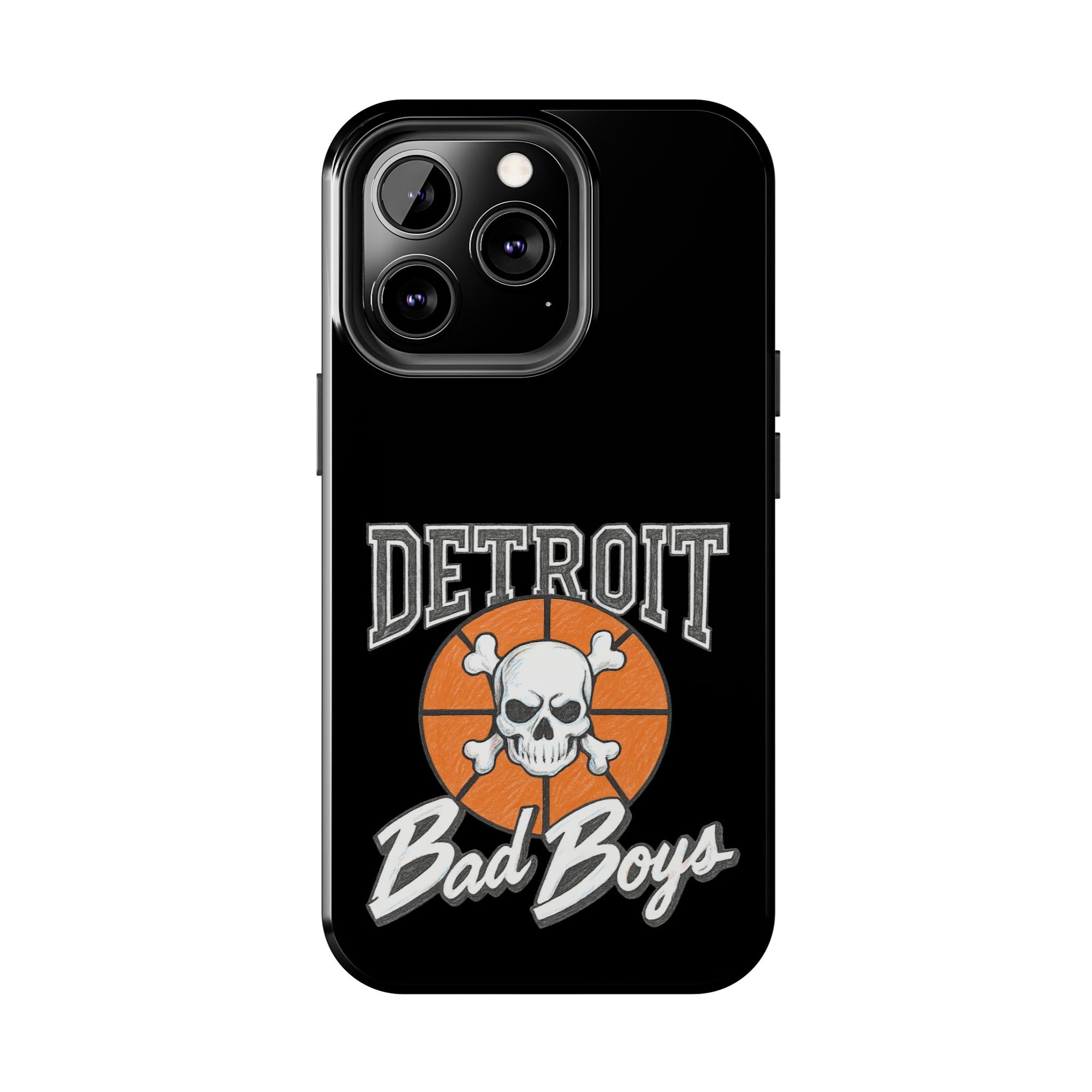 Detroit Bad Boys Phone Case | Basketball Skull Design - Tough Case