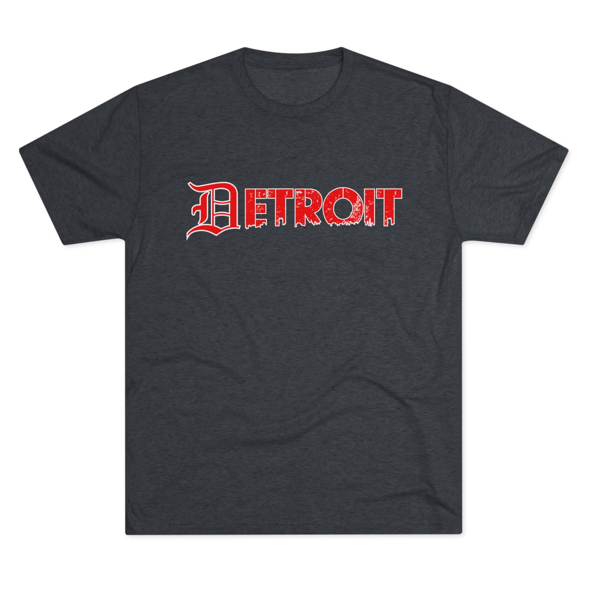 Detroit Triblend T-Shirt | Old English Detroit Tee | Super Soft Vintage Detroit Shirt | Premium Detroit Streetwear | Motor City Tee