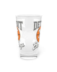 Detroit Bad Boys Skull Basketball Pint Glass | 16oz