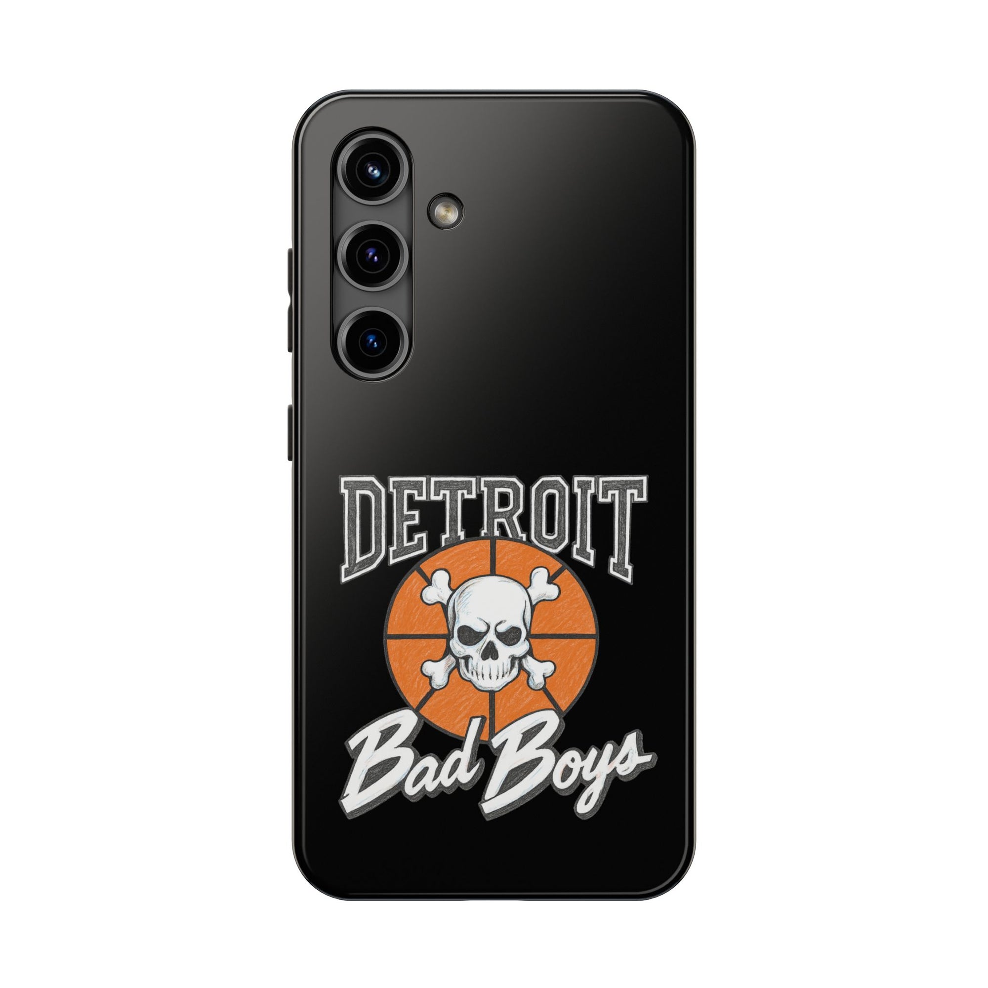 Detroit Bad Boys Phone Case | Basketball Skull Design - Tough Case
