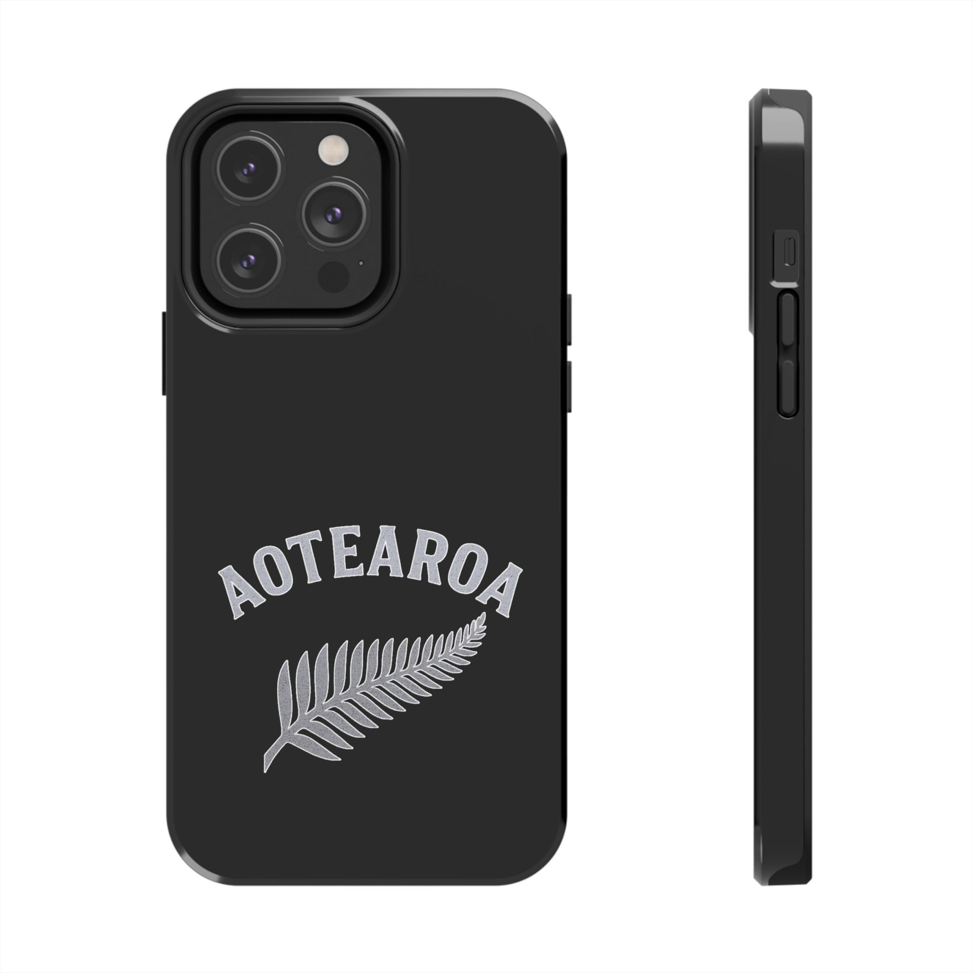 Aotearoa Phone Case | Silver Fern Phone Case | New Zealand iPhone Case | Kiwi Phone Case | Fern Design Phone Cover | NZ Pride Case