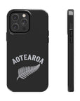 Aotearoa Phone Case | Silver Fern Phone Case | New Zealand iPhone Case | Kiwi Phone Case | Fern Design Phone Cover | NZ Pride Case