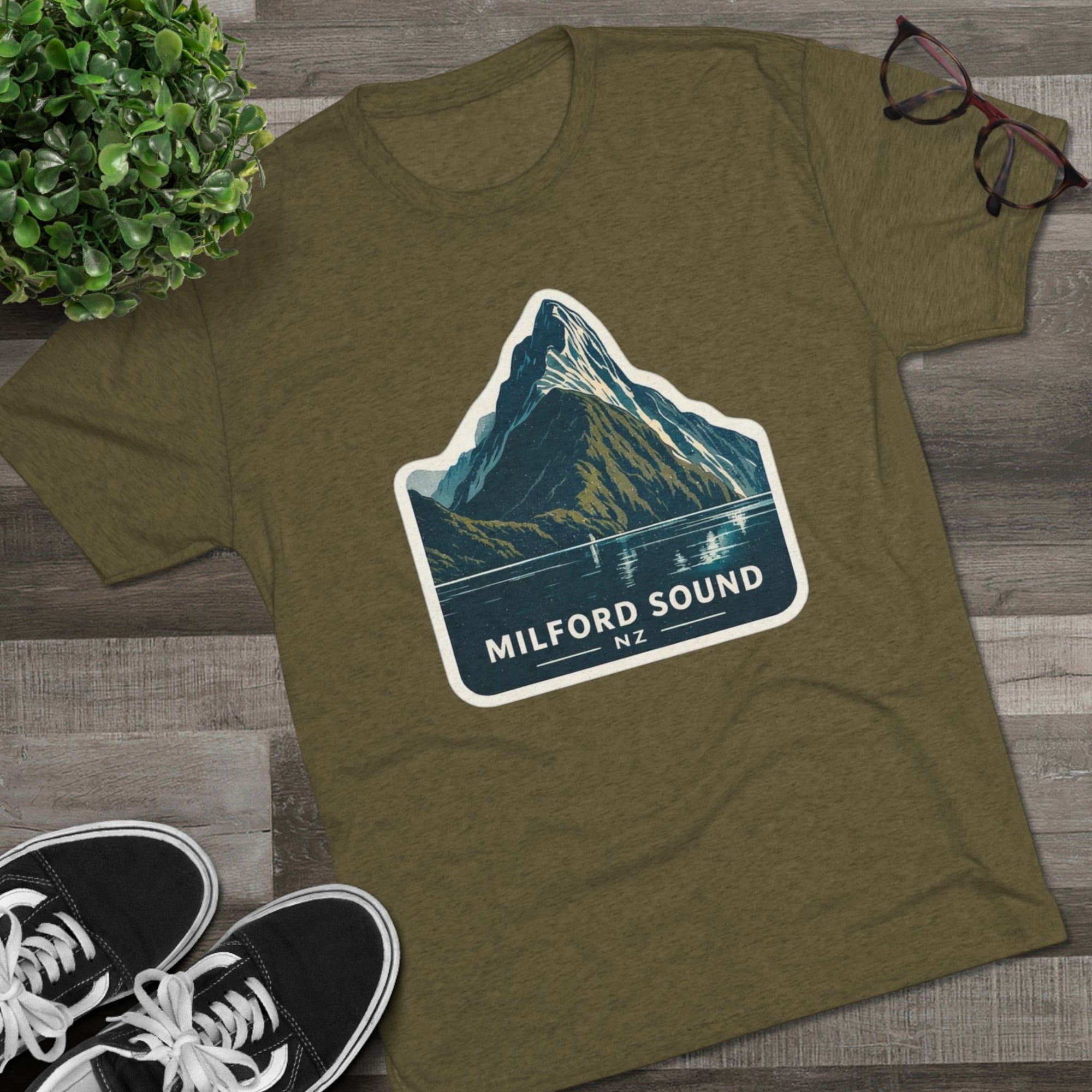 Milford Sound T-Shirt, New Zealand Travel Tee, NZ Fiord Shirt, Kiwi Gift, South Island Tee, New Zealand Souvenir Shirt, NZ Nature Gift
