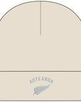 Aotearoa Beanie | New Zealand Cuff Beanie | Silver Fern Beanie | Kiwi Beanie Hat | NZ Beanie | Embroidered Cuffed Beanie