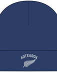 Aotearoa Beanie | New Zealand Cuff Beanie | Silver Fern Beanie | Kiwi Beanie Hat | NZ Beanie | Embroidered Cuffed Beanie