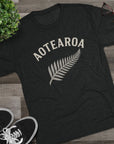 Aotearoa New Zealand Tri-Blend Tee, Classic Soft Shirt for Men & Women, Kiwi Travel Top, Vintage Tshirt, Comfortable Cotton Blend, Souvenir