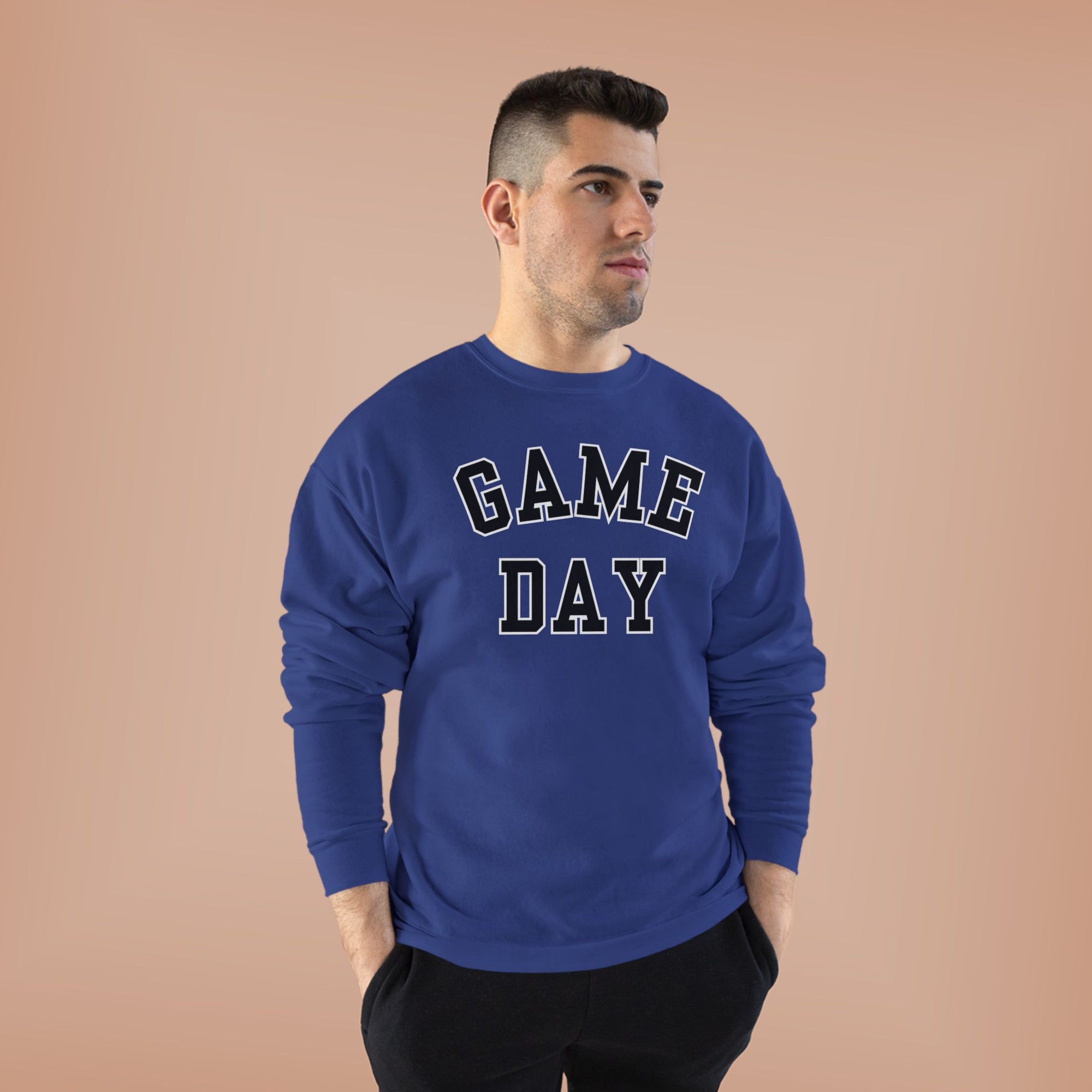 Game Day Crewneck Sweatshirt | Collegiate Lettering, Sports Fanwear