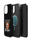 Detroit Bad Boys Skull Basketball Phone Case - Magnetic Impact-Resistant Case