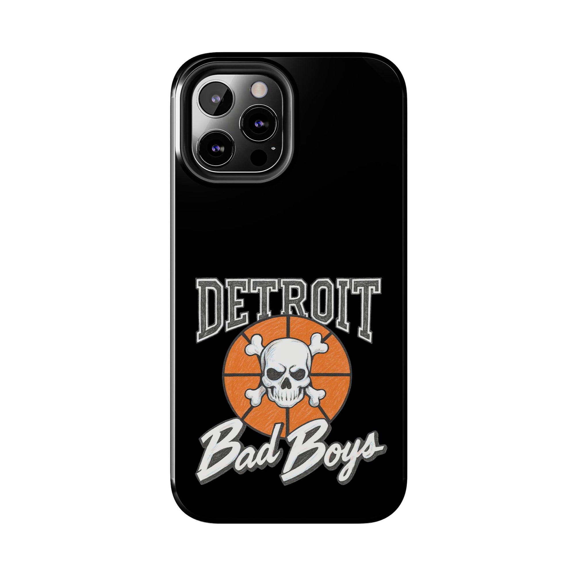 Detroit Bad Boys Phone Case | Basketball Skull Design - Tough Case
