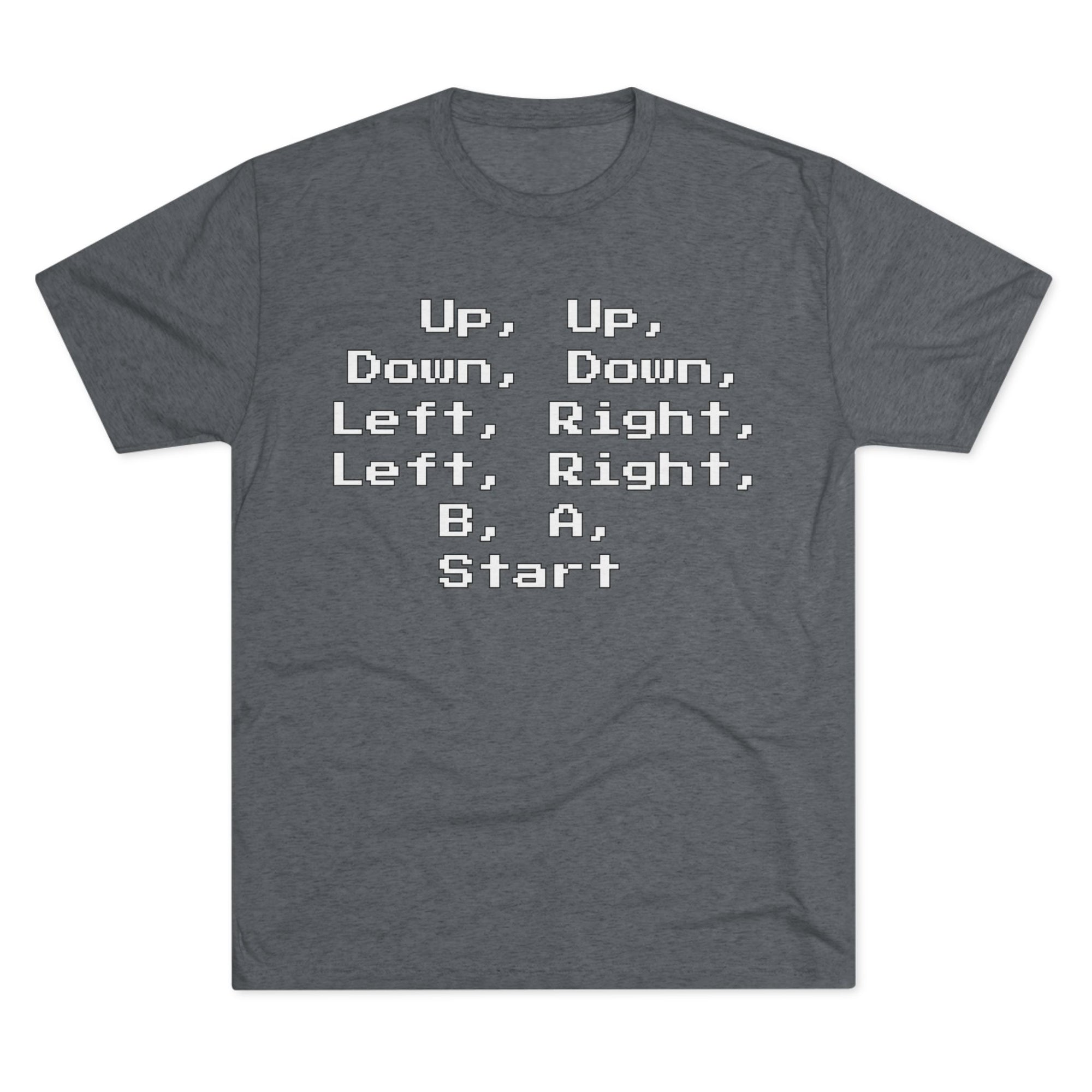 Contra Code Shirt | Up Down Cheat Code Tee | Retro Gaming Shirt | Gamer Nostalgia Tee | Vintage Arcade Shirt | Classic Gamer Gift