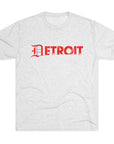 Detroit Triblend T-Shirt | Old English Detroit Tee | Super Soft Vintage Detroit Shirt | Premium Detroit Streetwear | Motor City Tee