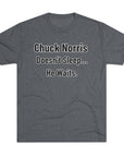 Chuck Norris Doesn't Sleep He Waits Shirt | Funny Chuck Norris Tee | Retro Humor Shirt | Dad Joke T-Shirt | Classic Funny Gift