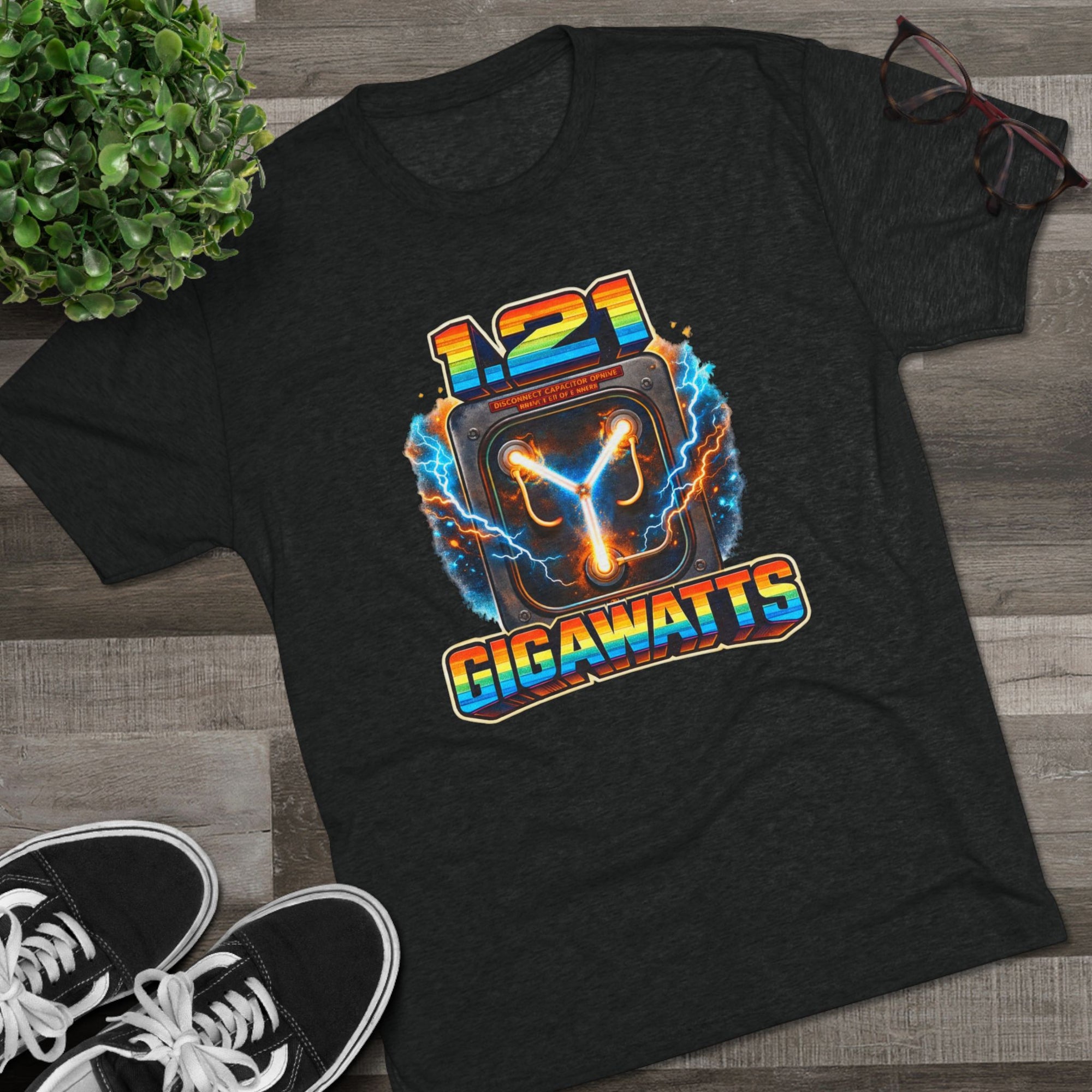 1.21 Gigawatts Shirt, Flux Capacitor Tee, Back To The Future Gift, 80s Movie Fan Shirt, Retro Sci Fi Tee, Funny 80s Gift For Him