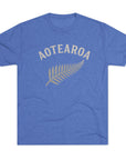 Aotearoa New Zealand Tri-Blend Tee, Classic Soft Shirt for Men & Women, Kiwi Travel Top, Vintage Tshirt, Comfortable Cotton Blend, Souvenir