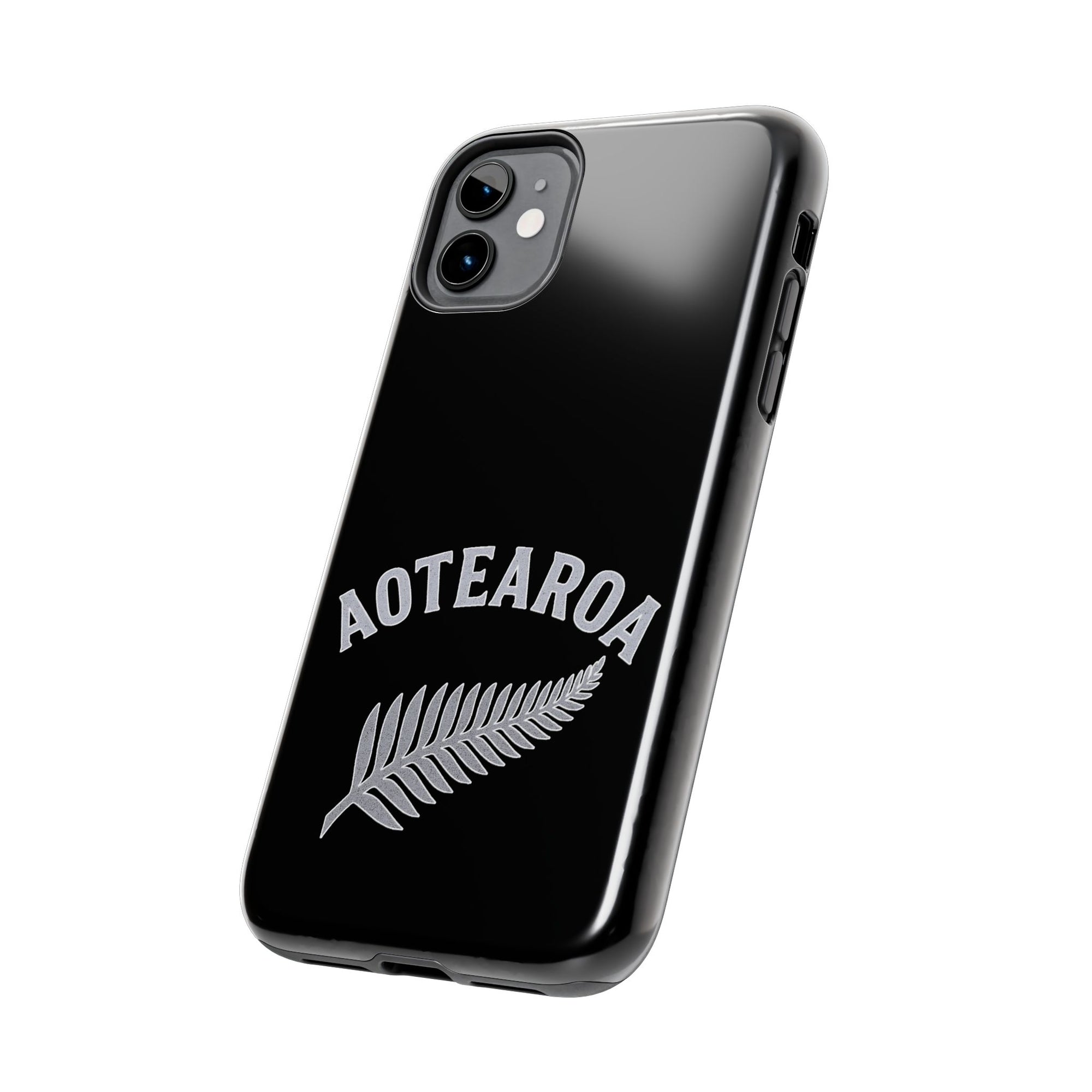 Aotearoa Phone Case | Silver Fern Phone Case | New Zealand iPhone Case | Kiwi Phone Case | Fern Design Phone Cover | NZ Pride Case