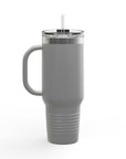 Aotearoa 40oz Travel Mug | Stanley Style Tumbler | New Zealand Insulated Mug | Silver Fern Cup | Kiwi Travel Cup | Large Handle Tumbler
