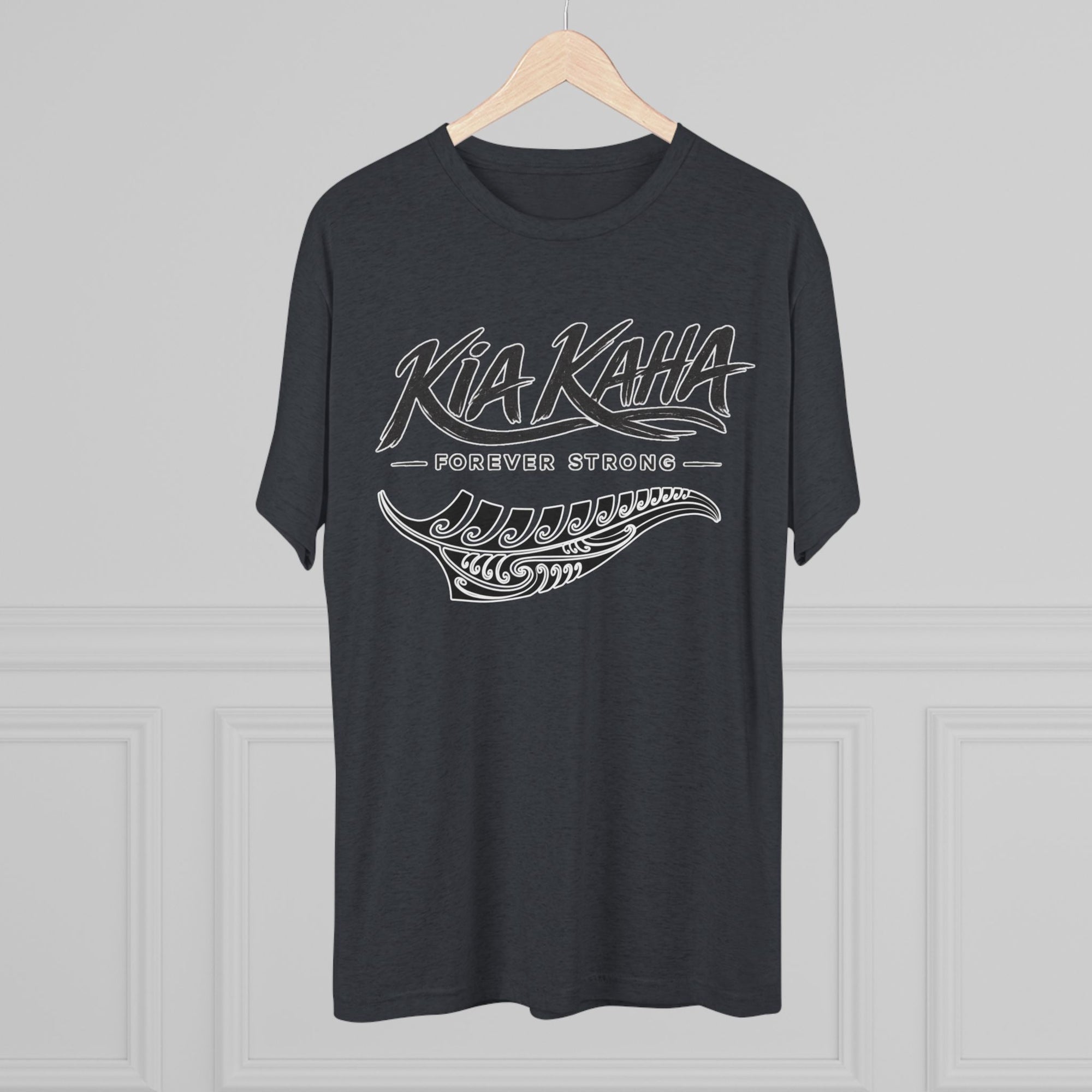 Kia Kaha Forever Strong Tee | Maori Koru Fern Design