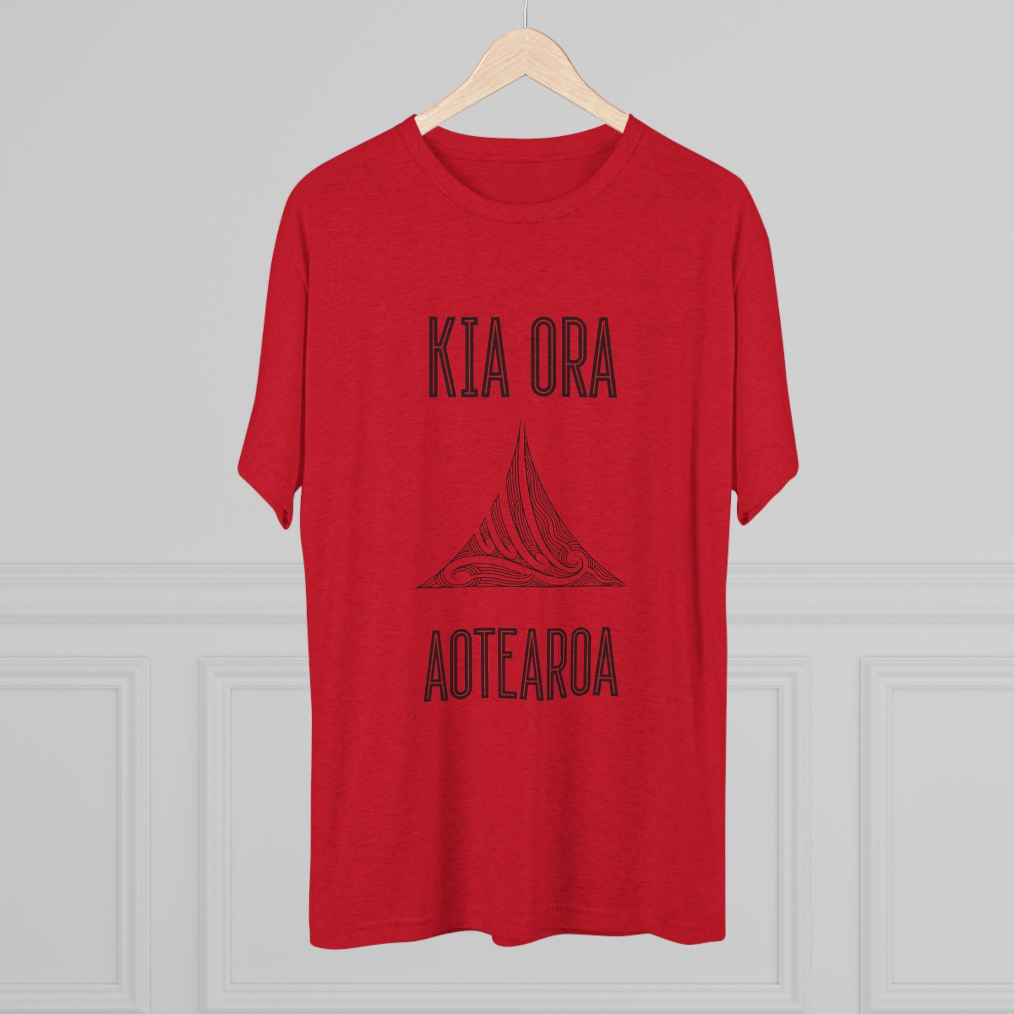 Kia Ora Aotearoa Tee | Maori Koru Wave T-Shirt