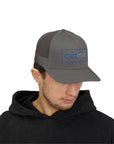 Detroit Embroidered Hat | Blue and Silver Cap | Detroit Football Hat | Minimalist Detroit Hat | Snapback Trucker Cap Gift