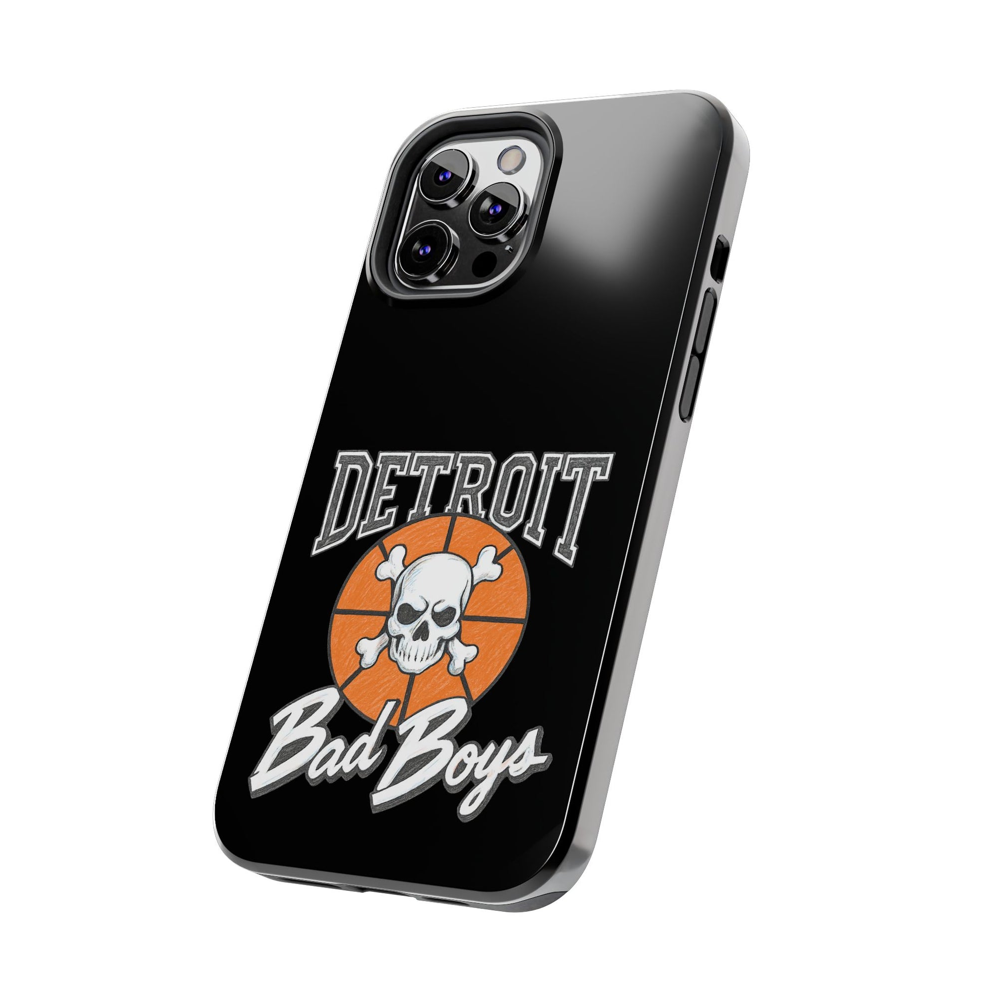 Detroit Bad Boys Phone Case | Basketball Skull Design - Tough Case