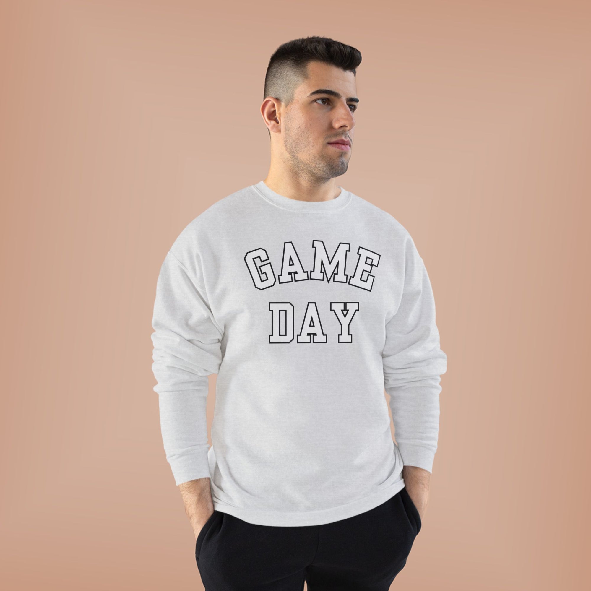 Game Day Crewneck Sweatshirt | Collegiate Lettering, Sports Fanwear