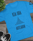 Kia Ora Aotearoa Tee | Maori Koru Wave T-Shirt