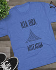 Kia Ora Aotearoa Tee | Maori Koru Wave T-Shirt