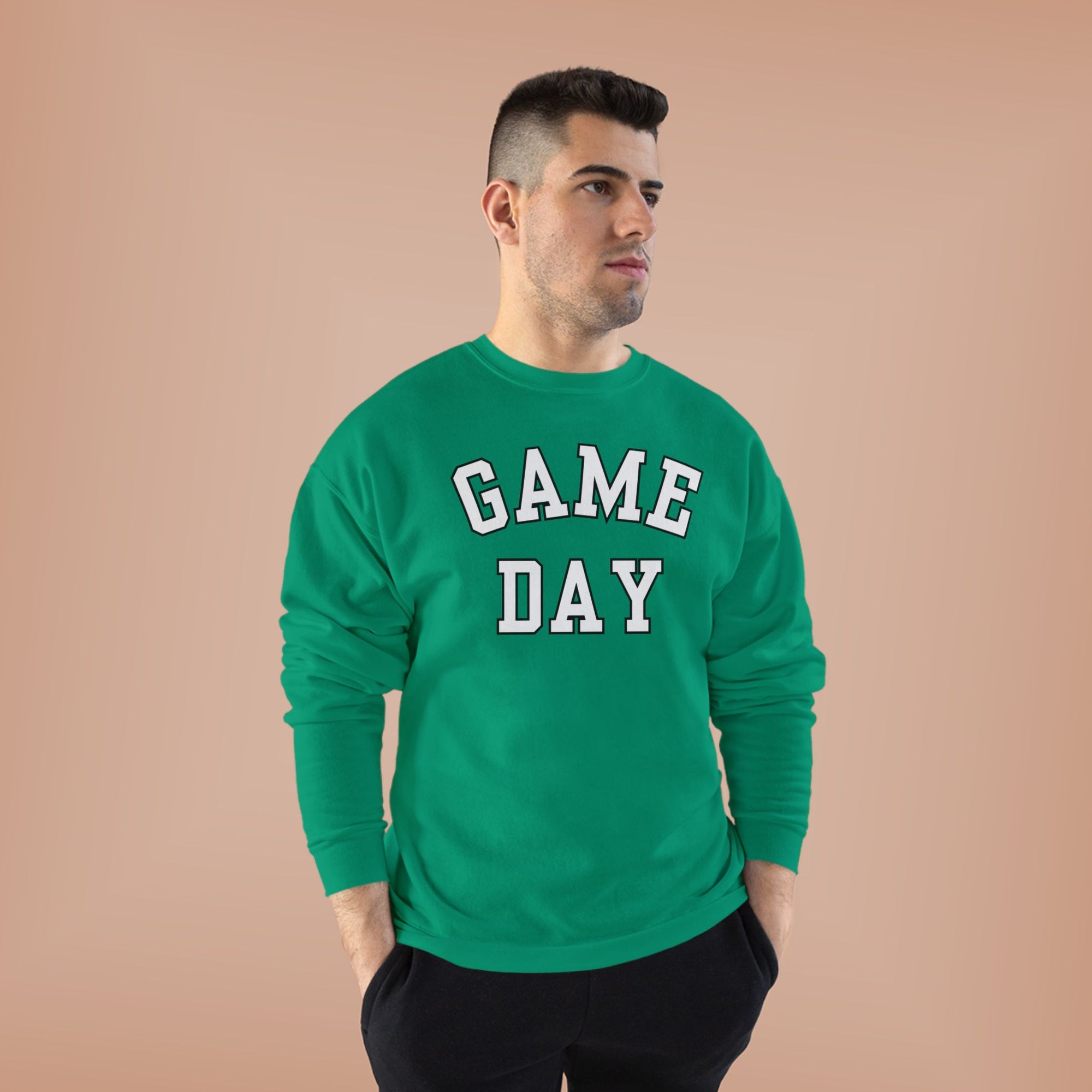 Game Day Crewneck Sweatshirt | Collegiate Lettering, Sports Fanwear