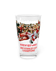 Detroit Red Wings 1997 Stanley Cup Champions Pint Glass | Hockey Team Photo