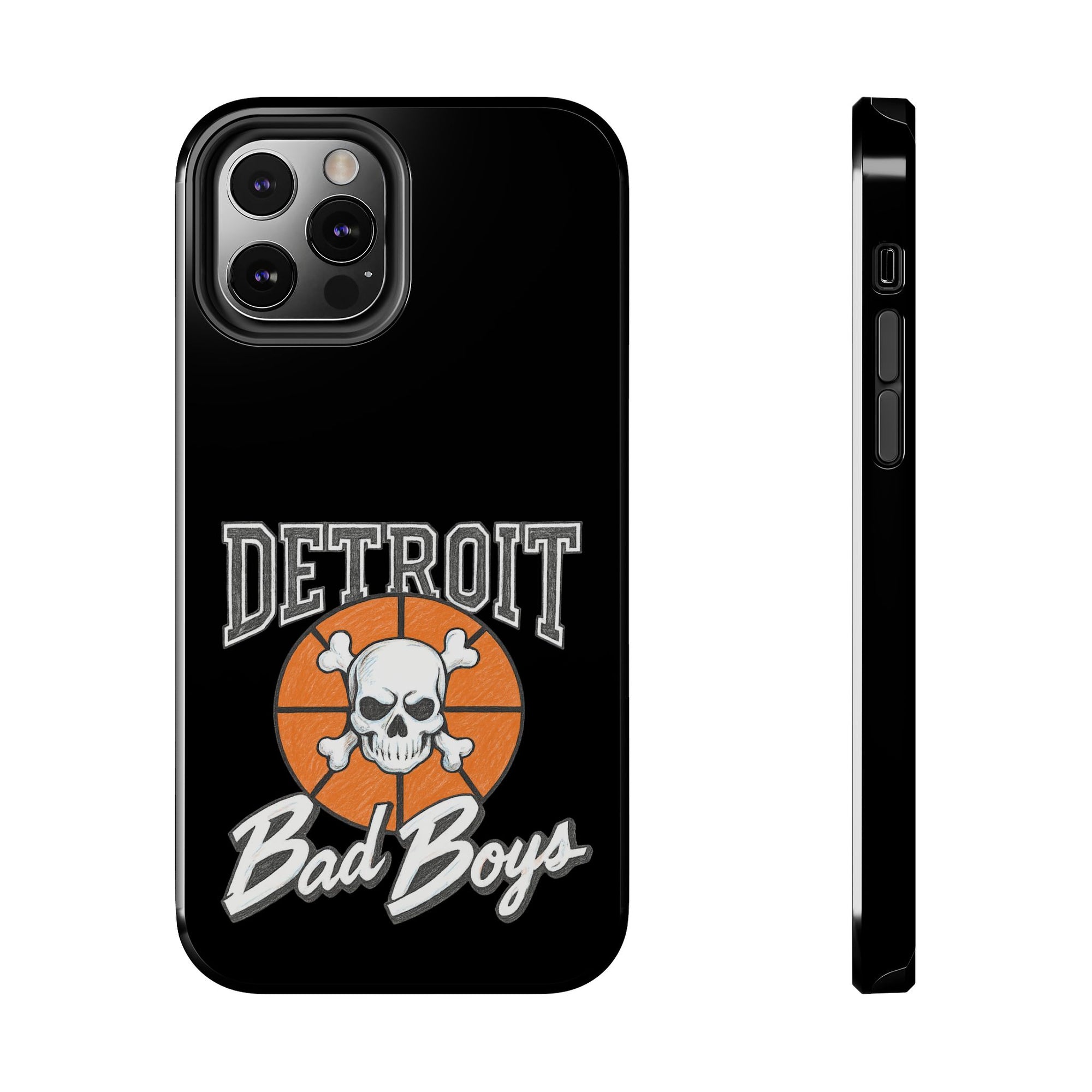 Detroit Bad Boys Phone Case | Basketball Skull Design - Tough Case
