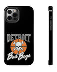 Detroit Bad Boys Phone Case | Basketball Skull Design - Tough Case