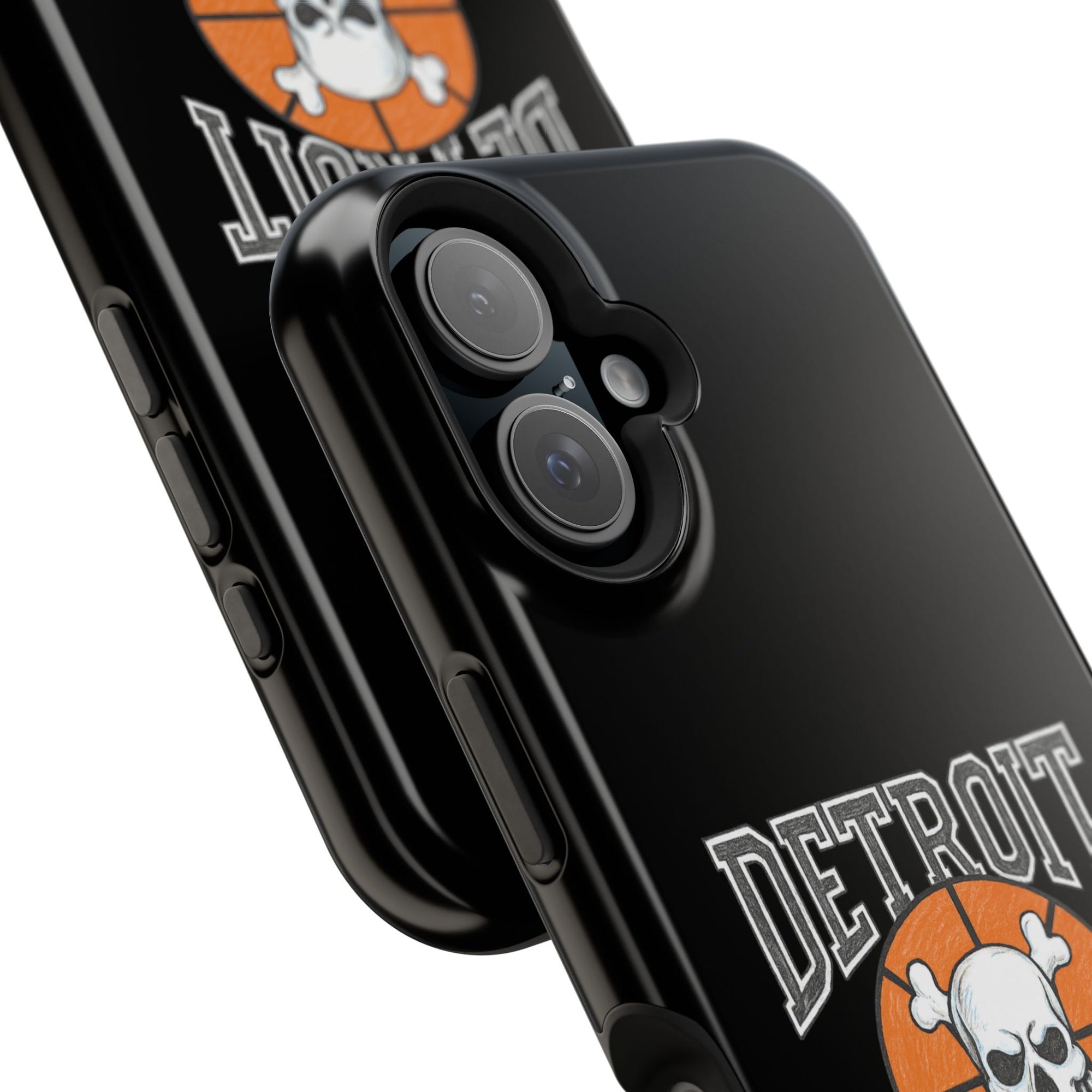 Detroit Bad Boys Skull Basketball Phone Case - Magnetic Impact-Resistant Case